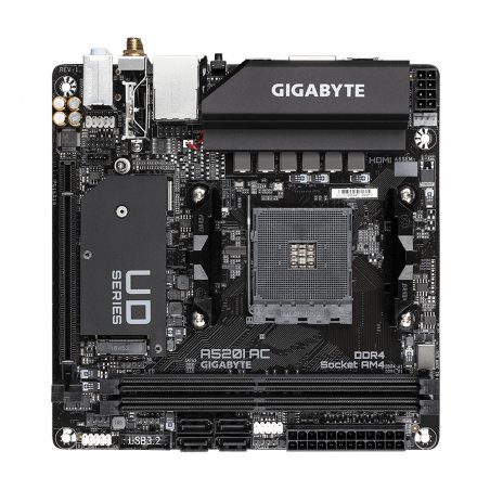 Gigabyte A520I AC carte mère AMD A520 Emplacement AM4 mini ITX