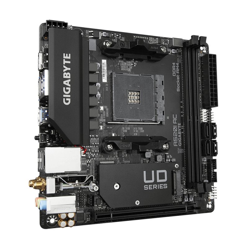 Gigabyte A520I AC carte mère AMD A520 Emplacement AM4 mini ITX