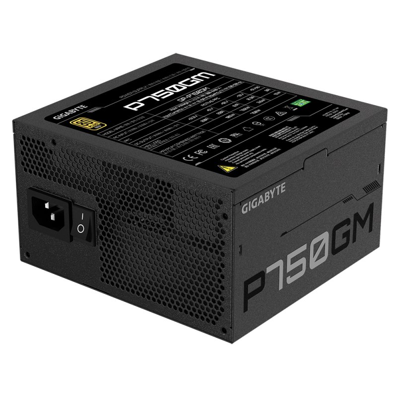 Gigabyte P750GM power supply unit 750 W 20 4 pin ATX ATX Black