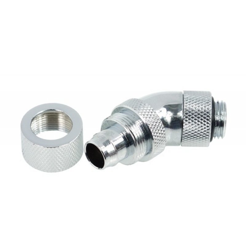 Alphacool HF 13/10 Anschraubtülle 45° drehbar G1/4 - Chrome