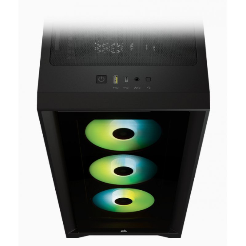 Corsair iCUE 4000X RGB Midi Tower Black