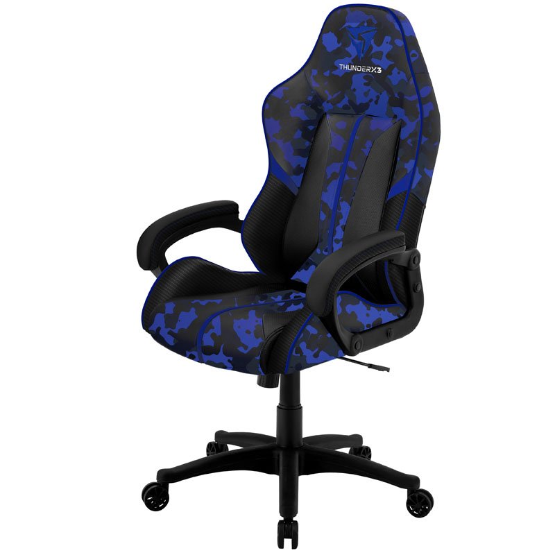 ThunderX3 BC1 CAMO Gaming Stuhl - camo/blau