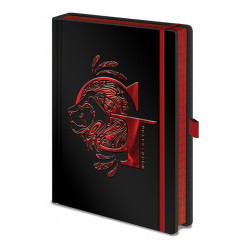HARRY POTTER - Notebook A5 Premium - Gryffindor Foil