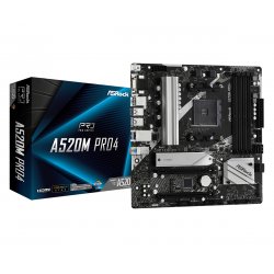 A520M PRO4 AM4 4 DDR4 4XSATA ULTRA M.2 8XUSB PORT VGA HDMI 4K