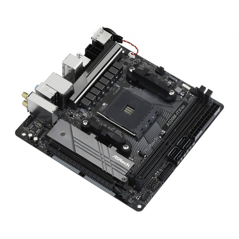 A520M-ITX/AC AM4 2 DDR4 4XSATA ULTRA M.2 32GB/S 6XUSB PORT HDM