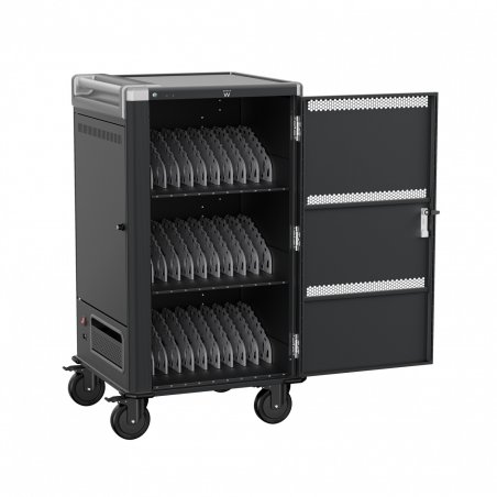 Ewent EW1700 portable device management cart/cabinet Black, Grey