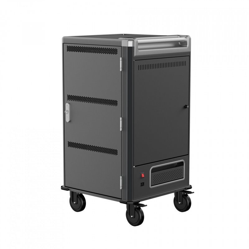 Ewent EW1700 portable device management cart/cabinet Black, Grey