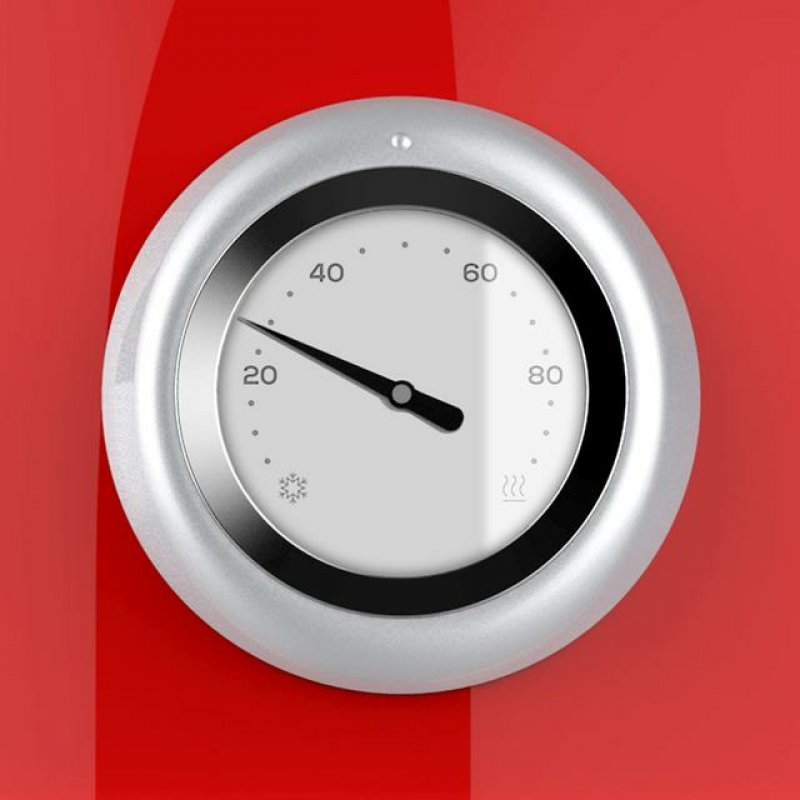 Cecotec Thermosense 420 bouilloire 1,8 L 2200 W Chrome, Rouge