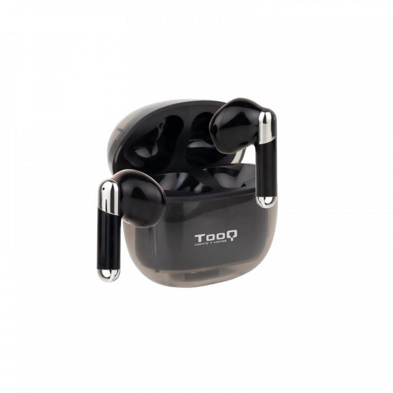 AURICULARES TOOQ INALAMB MICROFONO "ONYX" NEGROS