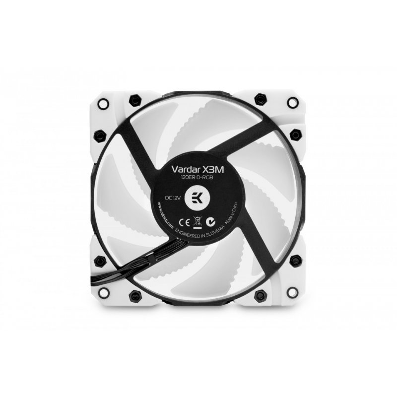EK Water Blocks Vardar X3M Computer case Fan 12 cm White