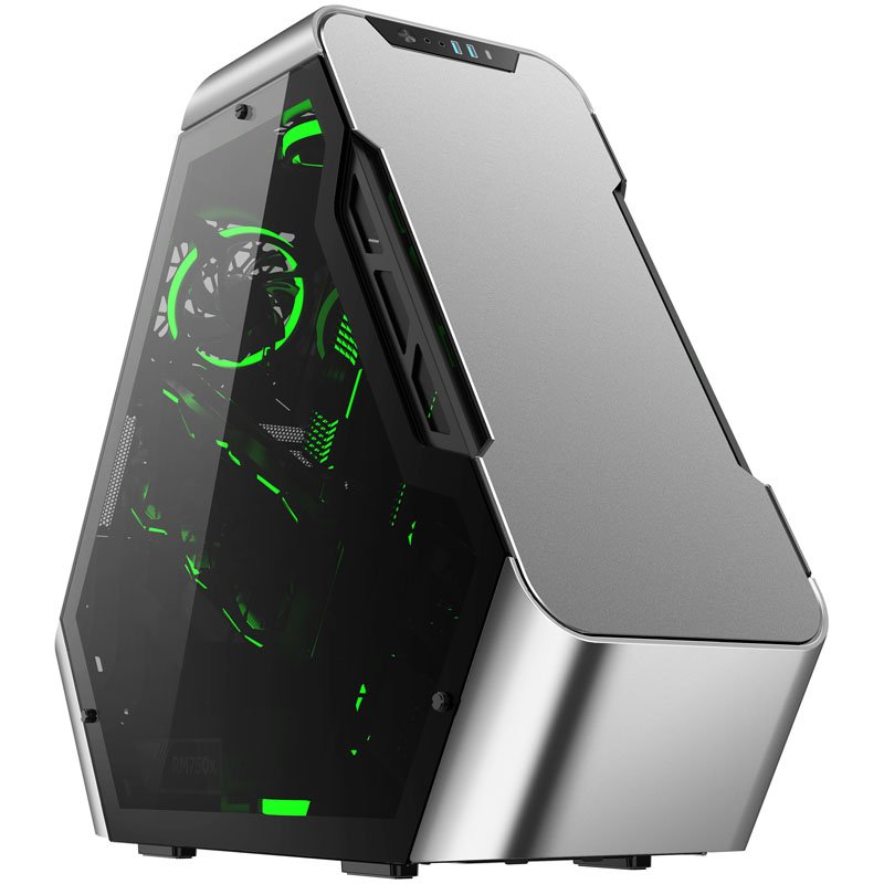 Jonsbo TR03-A Showcase, Tempered Glass - silber