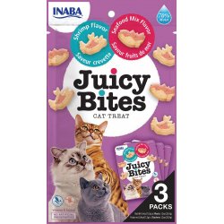 INABA Juicy Bites Shrimp and Seafood - cat treats - 3x11 3 g