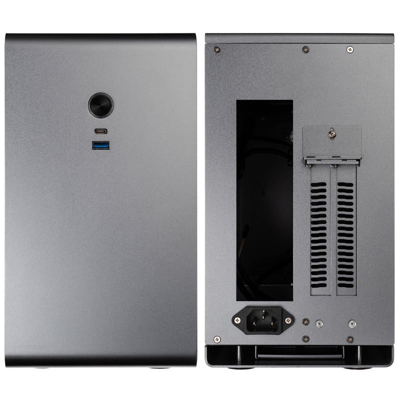 Kolink Rocket v2 Aluminium Mini-ITX Gehäuse - titangrau