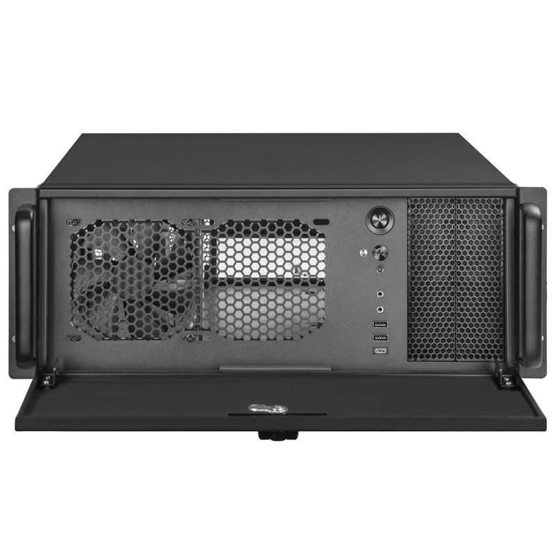 SilverStone SST-RM42-502 Rackmount Server - 4U - grau