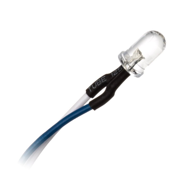 InLine HDD-LED / Power-LED für Mainboard-Anschluss, blau - 80cm