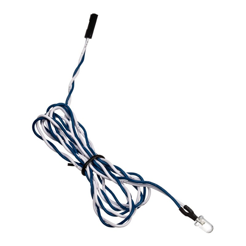 InLine HDD-LED / Power-LED für Mainboard-Anschluss, blau - 80cm