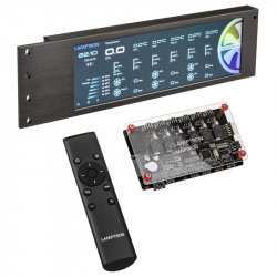 Lamptron CU135 Lüftersteuerung RGB Controller mit Display, ARGB - schwarz