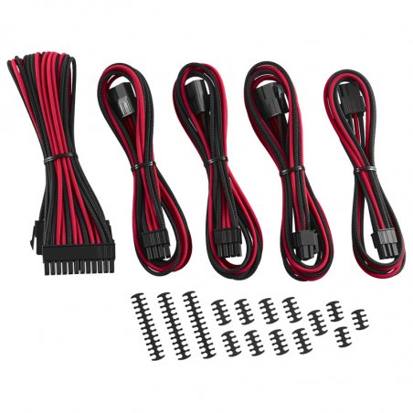 CableMod Classic ModMesh Cable Extension Kit - 8 6 Series - schwarz/rot