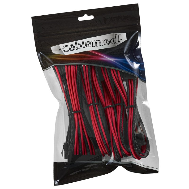 CableMod Classic ModMesh Cable Extension Kit - 8 6 Series - schwarz/rot