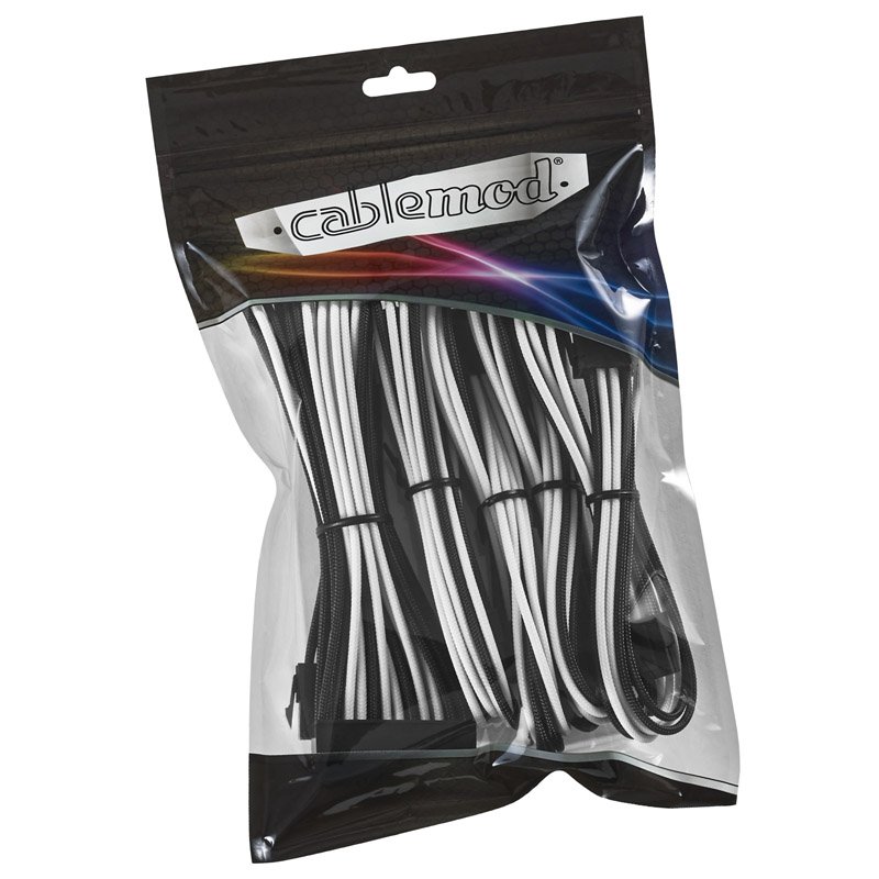CableMod Classic ModMesh Cable Extension Kit - 8 6 Series - schwarz/weiß