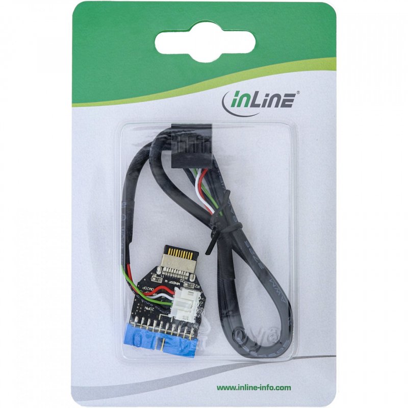 InLine 33446A carte et adaptateur d'interfaces Interne USB 3.2 Gen 1 (3.1 Gen 1)