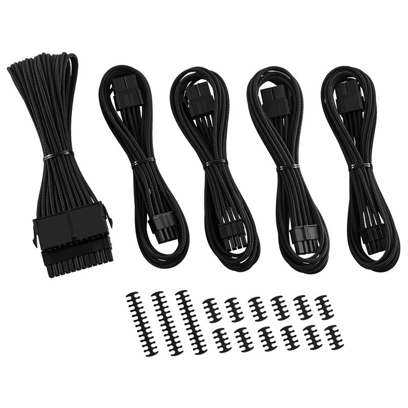 CableMod Classic ModMesh Cable Extension Kit - 8 8 Series - schwarz