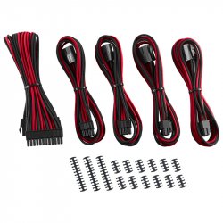 CableMod Classic ModMesh Cable Extension Kit - 8 8 Series - schwarz/rot