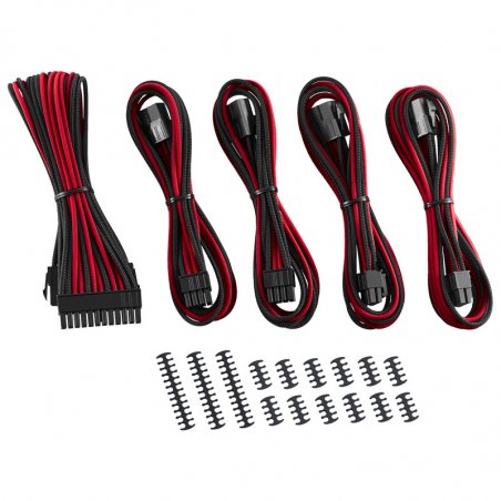 CableMod Classic ModMesh Cable Extension Kit - 8 8 Series - schwarz/rot