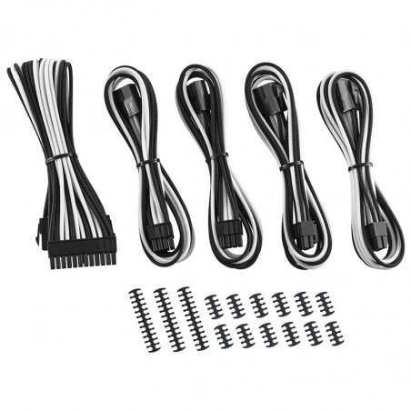CableMod Classic ModMesh Cable Extension Kit - 8 8 Series - schwarz/weiß
