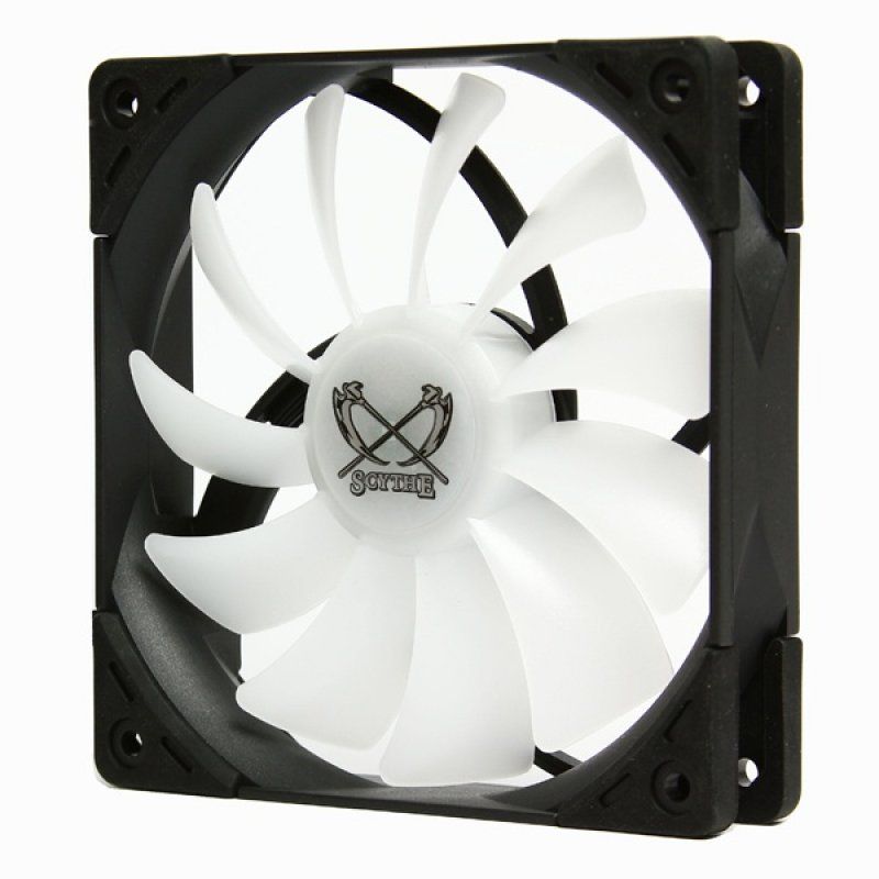 Scythe SU1225FD12HR-RN système de refroidissement d’ordinateur Universel Ventilateur 12 cm Noir, Blanc 1 pièce(s)