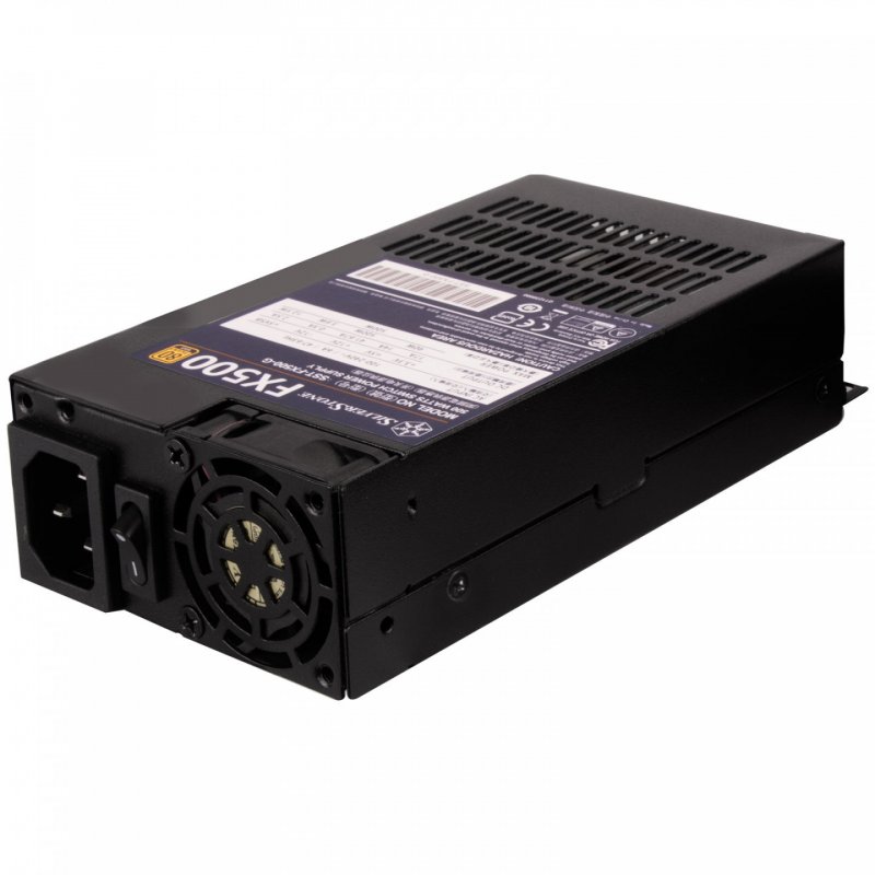 Silverstone FX500 unité d'alimentation d'énergie 500 W 20 4 pin ATX Flex ATX Noir