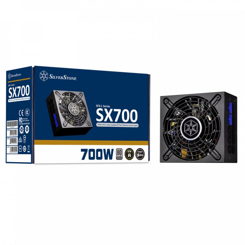 SilverStone SST-SX700-LPT v1.1 SFX-L Netzteil 80 PLUS Platinum, modular - 700 Watt