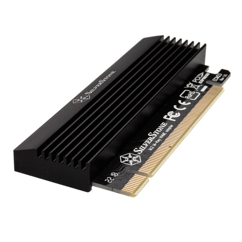 SilverStone SST-ECM23, PCI-E x4 zu M.2 Adapter mit Kühler