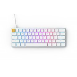 Glorious GMMK Compact White Ice Edition - Gateron-Brown, US-Layout