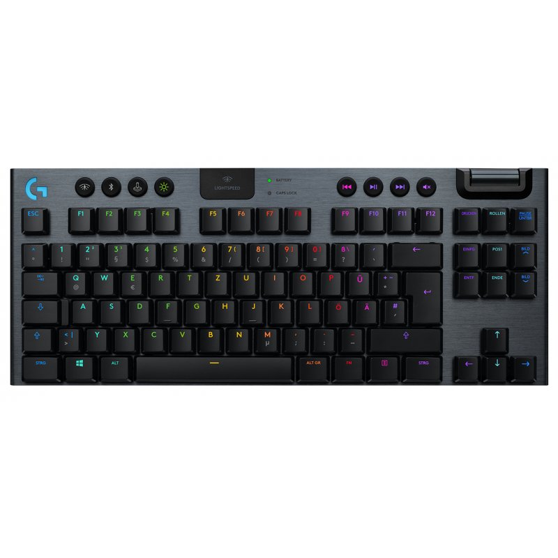 Logitech G G915 Tkl clavier USB QWERTZ Allemand Charbon
