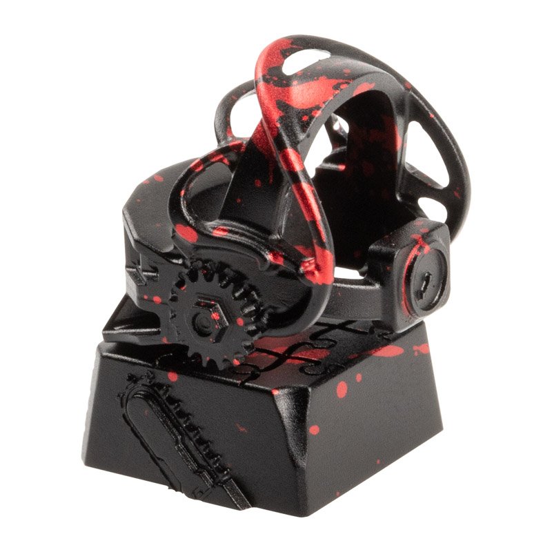 ZOMOPLUS Aluminium Keycap beflecktes Folterwerkzeug - schwarz/rot