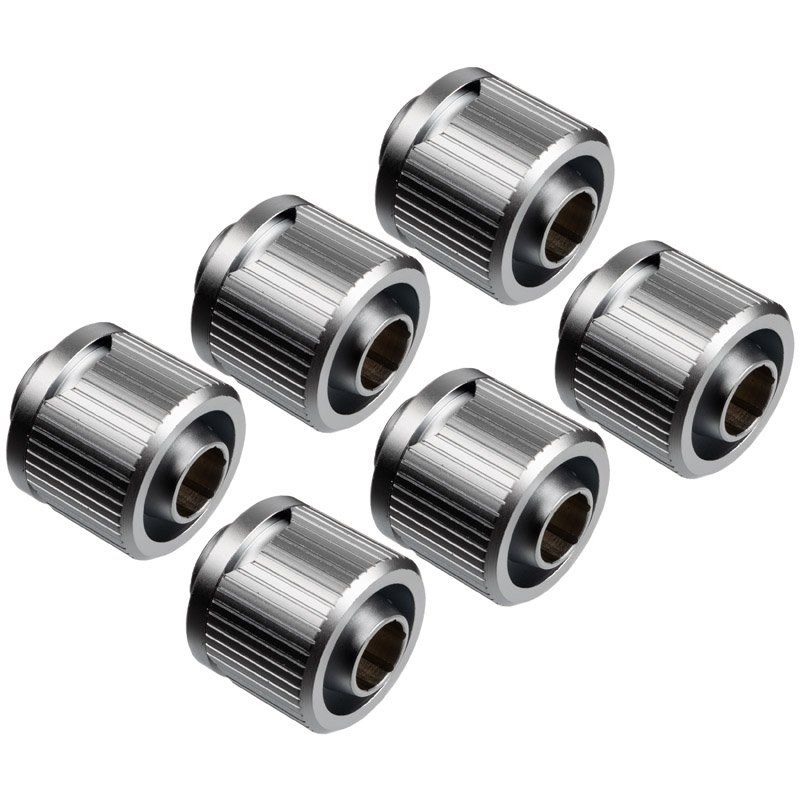 EK Water Blocks EK-Quantum Torque STC 10/16 - 6er-Pack, Satin Titanium