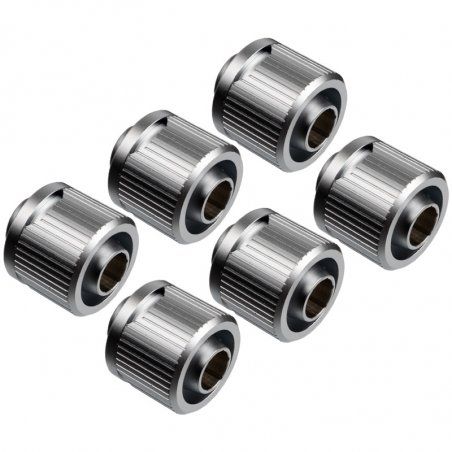 EK Water Blocks EK-Quantum Torque STC 10/16 - 6er-Pack, Satin Titanium