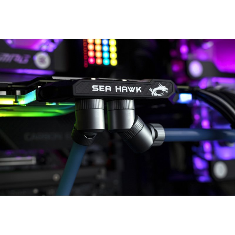 EK Water Blocks EK-Quantum Torque HDC 16 Anschluss gerade G1/4 Zoll AG auf 16mm AD Hardtube - Satin