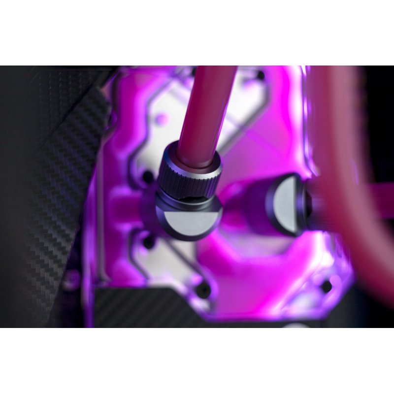 EK Water Blocks EK-Quantum Torque Winkel 90 Grad G1/4 Zoll AG auf G1/4 Zoll IG - drehbar, Satin Tita