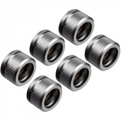 EK Water Blocks EK-Quantum Torque HDC 16 - 6er-Pack, Satin Titanium