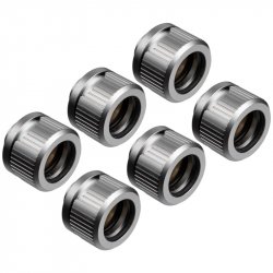 EK Water Blocks EK-Quantum Torque HDC 14 - 6er-Pack, Satin Titanium