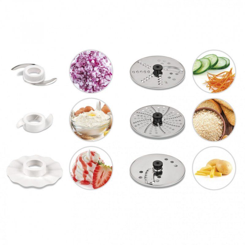 G3 Ferrari G20099 robot de cuisine 1000 W 3 L Transparent, Blanc