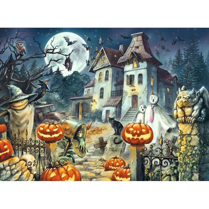 Kinderpuzzle Das Halloweenhaus (300 Teile)