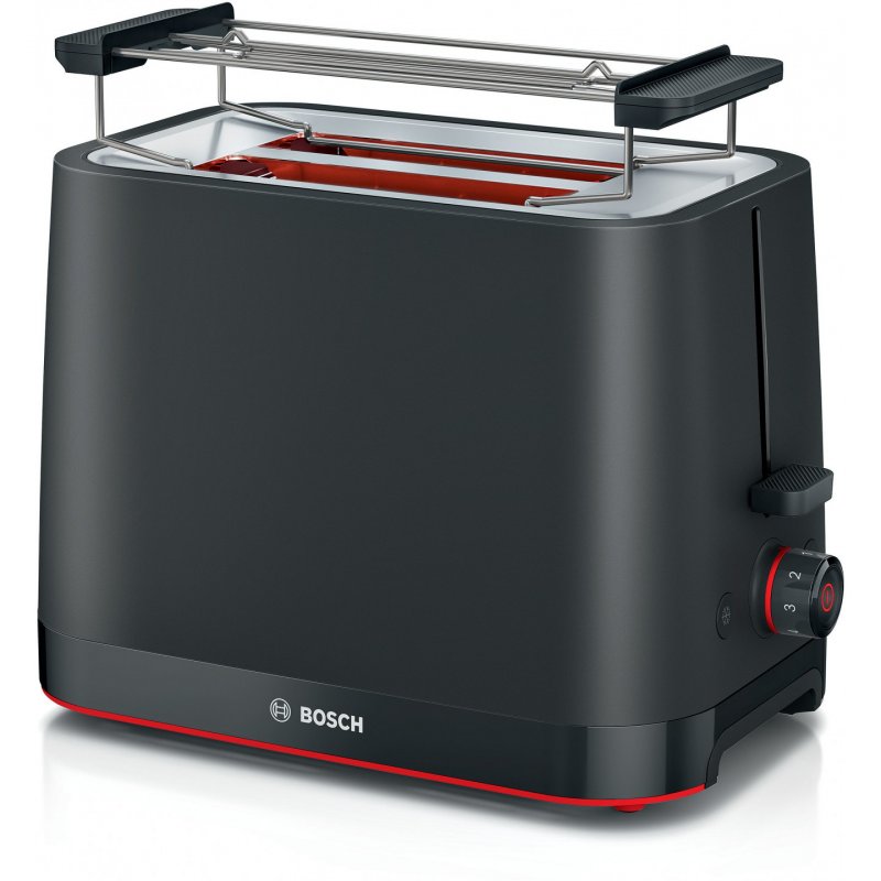 Kompakt-Toaster MyMoment TAT3M123 (schwarz, 950 Watt, für 2 Scheiben Toast)