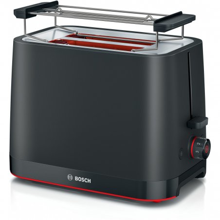 Kompakt-Toaster MyMoment TAT3M123 (schwarz, 950 Watt, für 2 Scheiben Toast)