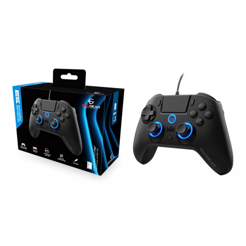 EgoGear EG SC10 Noir Manette de jeu Analogique PlayStation 4