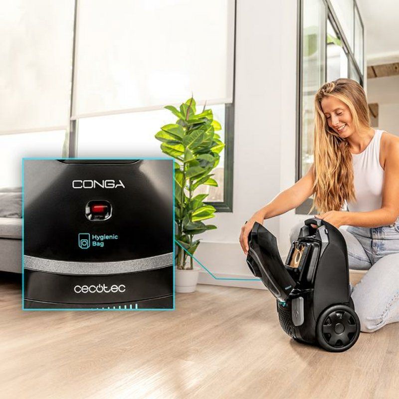 Cecotec Conga Powerbag 4000 XL 4 L Cylinder vacuum Dry 890 W Dust bag