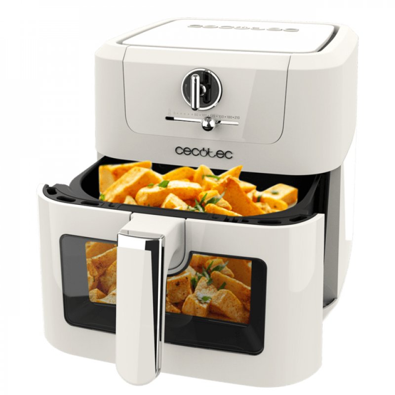 Cecotec Antique 5000 Window Single 5 L Stand-alone 1500 W Hot air fryer White