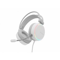 GENESIS NEON 613 Casque Avec fil Arceau Jouer USB Type-A Blanc